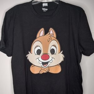 Chip N' Dale Chipmunk  Large Chip Face Womens T-Shirt - Disney - Extra Large
